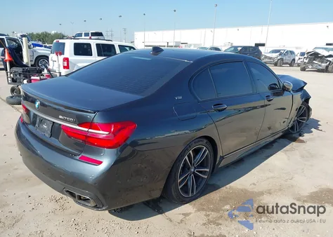 2019 BMW M760I xDrive from USA, damaged, VIN WBA7H6C52KG615190